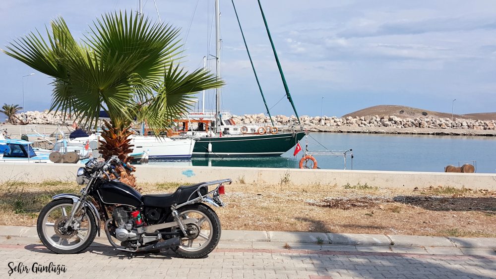 palamutbükü sahil motosiklet seyahat yezdan